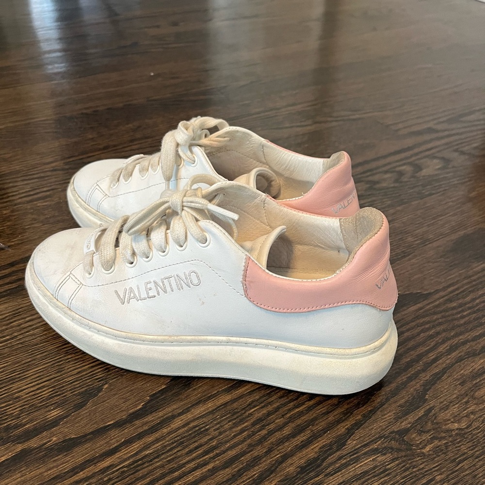 Valentino by Mario Valentino Fresia Leather Sneaker - Picture 2 of 7